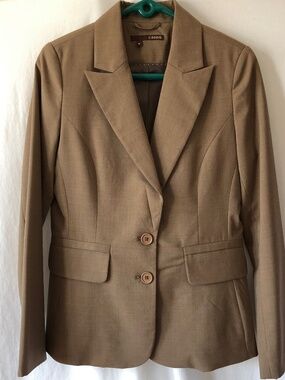 Mole Brown Wool Suit Jacket
